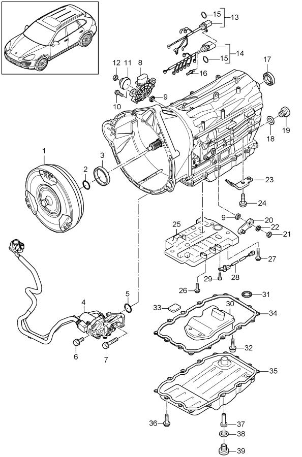 Porsche Cayenne Automatic Transmission Gear Position Sensor RANGE