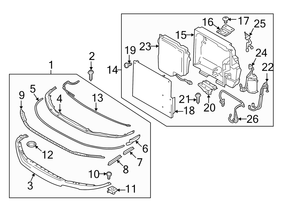 Porsche 911 Spoiler Grommet. 2014-16. 2017-19 - 99150559900 | Porsche