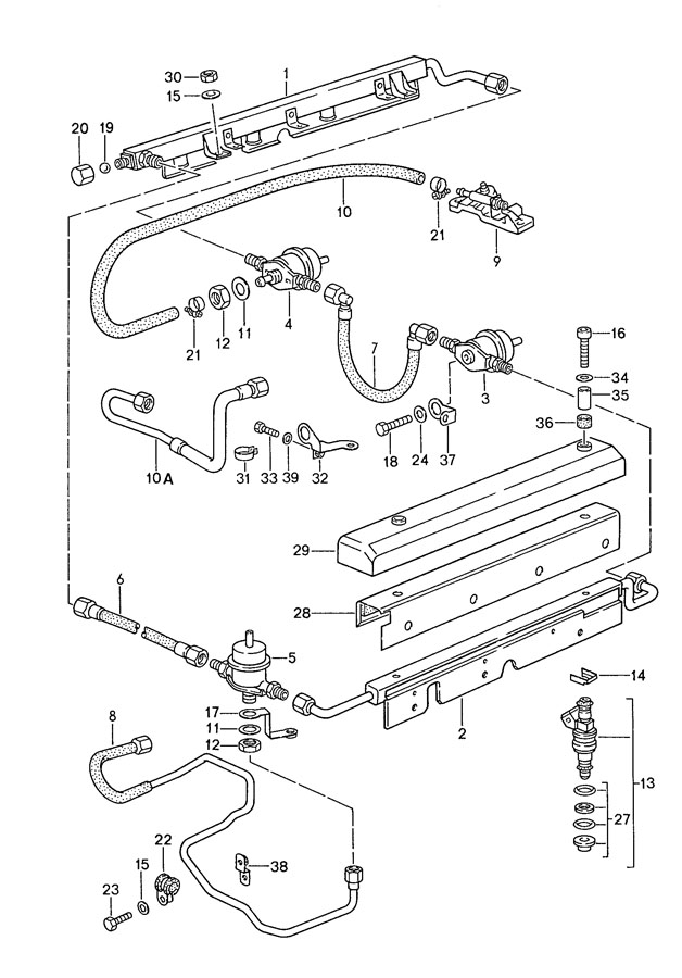 1980 Porsche 928 Fuel Injection Pressure Regulator. FUEL - 92811019802 ...