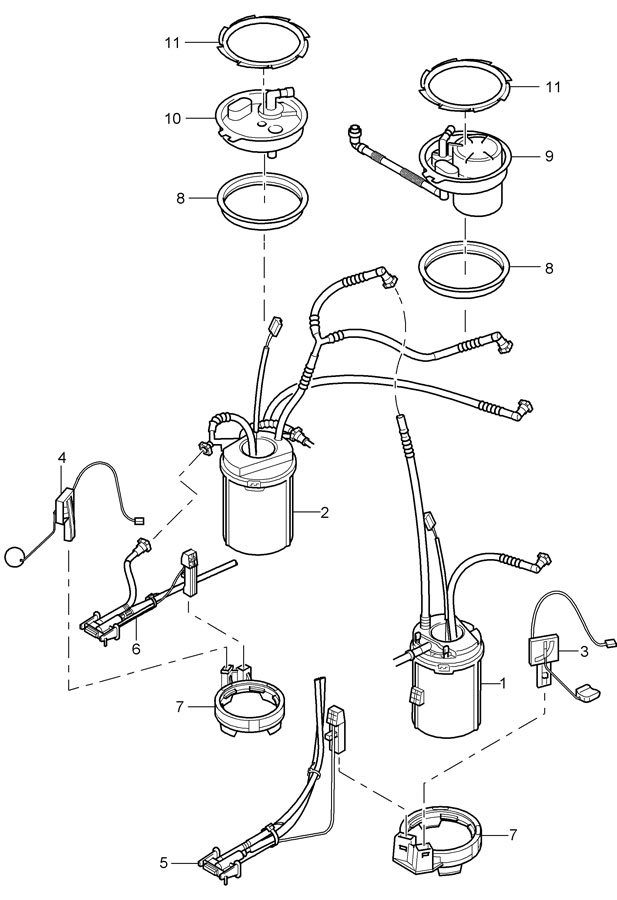 95562091100 - Porsche Service see technical information group 2 angled ...