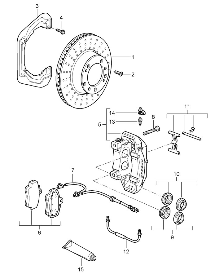 99635240104 - Porsche Disc Brake Rotor | Porsche Atlanta Perimeter ...