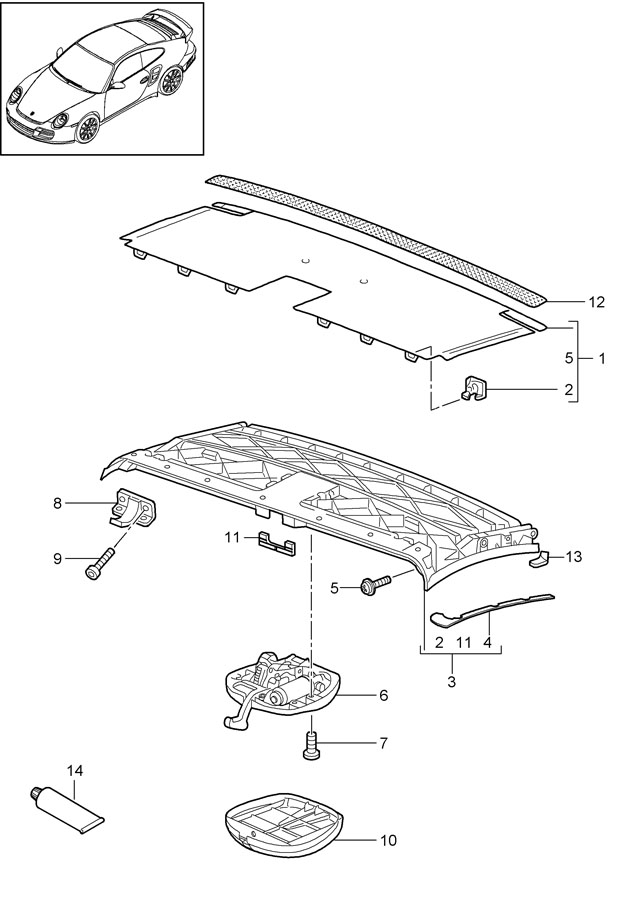 99756111702 - Porsche Convertible Top Latch | Porsche Atlanta Perimeter ...