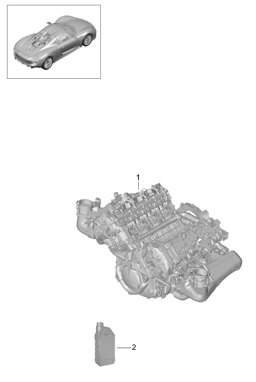 Porsche 918 Spyder Replacement Engine - 918100918AX | Porsche Atlanta